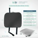 SOMDUL Bamboo Charcoal Seat Cushion เบาะรองนั่งแบมบูชาโคล - Image 7