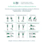 SOMDUL Resistance Bands เซ็ตยางยืดออกกำลังกาย 3 แรงต้าน ปรับใช้งานง่าย ยืดหยุ่นดี ไม่ขาดง่าย - Image 9
