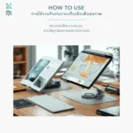 SOMDUL Somdul Adjustable Laptop & Tablet Stand แท่นวางโน๊ตบุ๊คเเละแท็บเล็ตเพื่อสุขภาพ - Image 2