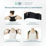 SOMDUL เสื้อพยุงหลังปรับบุคลิก รุ่น Lumi Posture ผ้าบาง ใส่ใต้เสื้อได้ ไม่พอง ใส่สบายทั้งวัน | ไซส์ M / L - Image 6