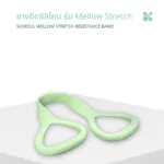SOMDUL ยางยืดออกกำลังกายแบบมีที่จับ รุ่น Mellow Stretch สำหรับปรับบุคลิกภาพ การยืดเหยียดกล้ามเนื้อ และการสร้างความกระชับให้สัดส่วน