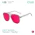 0168 - Aviator Transparent Gray Red