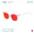 0172 - Square Transparent Red