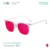 0165 - Square Transparent Red