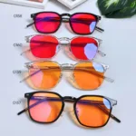 SOMDUL Relax & Sleep Glasses รุ่น BL17131-1 แว่นกรองแสงสีฟ้า ทรง Square เลนส์แดงเข้มและเลนส์ส้ม สำหรับช่วงเย็นและก่อนนอน - Image 10
