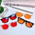 SOMDUL Relax & Sleep Glasses รุ่น BL689 แว่นกรองแสงสีฟ้า ทรง Square ไซซ์ใหญ่ เลนส์แดงเข้มและเลนส์ส้ม สำหรับช่วงเย็นและก่อนนอน - Image 11