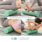 SOMDUL RELEASE Foam Roller ลูกกลิ้งโฟม EVA แบบนิ่ม นวดคลายกล้ามเนื้อ ลดความตึงเมื่อย ปุ่มนูนหกเหลี่ยม กระจายแรงกดสม่ำเสมอ - Image 7