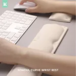 SOMDUL แผ่นรองข้อมือ Memory Foam รุ่น CURVE รองรับข้อมือขณะใช้เมาส์และคีย์บอร์ด ลดแรงกดทับ เพิ่มความสบายในการทำงาน - Image 9